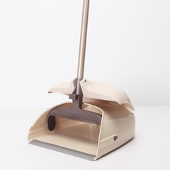 Yocada Broom and Dustpan with Long Handle for Upright Sweep Kitchen Home Lobby Office House Cleaning - loja online