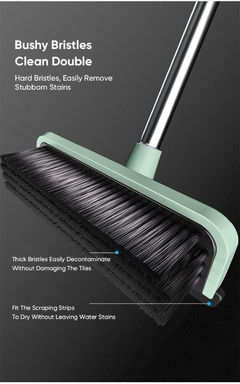 Joybos escova mágica para limpar piscina, 2 em 1, esfregão de banheiro para janela, escova de limpeza - loja online