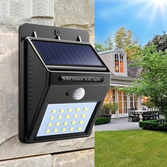 À prova dwaterproof água 20/30/100/150 led noite solar led lâmpada de luz pir sensor sensor de movimento