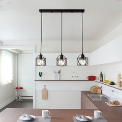 Luzes pingente industrial ilha de cozinha pendurado luz modernas luminárias minimalista Nordic lâmpada