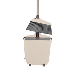 Yocada Broom and Dustpan with Long Handle for Upright Sweep Kitchen Home Lobby Office House Cleaning