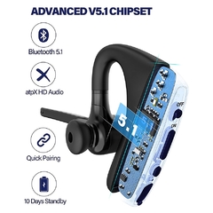 Newest K18 Wireless Earphones Bluetooth 5.0 Earpiece Hands-free Noise Cancelling Headset With AptX HD Dual Mic For Smart Phones - loja online