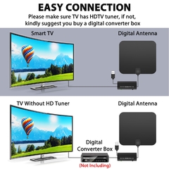 Antenna 3600 Miles High Booster Signal Capture For TV - loja online