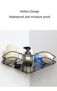 Rack de armazenamento de shampoo 1/2 peças, suporte de prateleira, prateleira de canto de banheiro, acessórios de banheiro - loja online