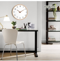 Relógio de parede em madeira estilo nórdico - loja online