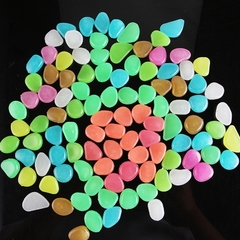 Pedras coloridas que brilham no escuro - loja online