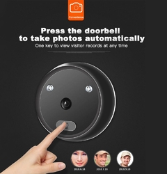 Campainha casa segurança peephole viewerll - loja online