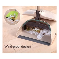 Yocada Broom and Dustpan with Long Handle for Upright Sweep Kitchen Home Lobby Office House Cleaning na internet