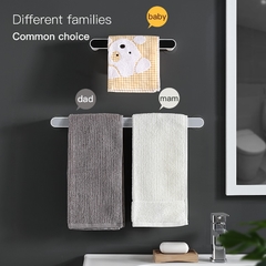 Auto-adesivo suporte de toalha rack fixado na parede - loja online
