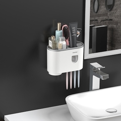 Imagem do Suporte de escova de dentes parede dispensador automático