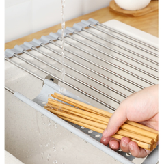 Multifuncional prato de secagem rack pia dreno - comprar online