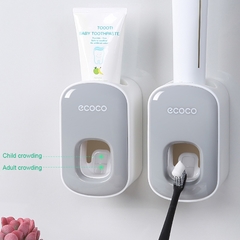 Imagem do 1 pçs wall-mounted removíveis dispensador de pasta de dentes automática