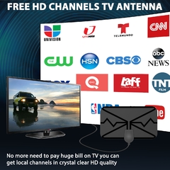 TV Box Digital TV Antenna 3600 Miles Booster na internet