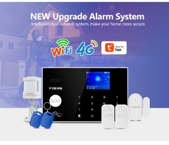 4g tuya alexa wi fi gsm sistemas de alarme segurança casa na internet