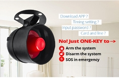 Kerui sistema de alarme de segurança residencial autônomo atualizado na internet