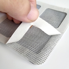 Imagem do Adesivo de reparo da tela da cortina, adesivos anti mosquito, acessórios para reparo de porta, 5 peças