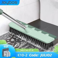 Joybos escova mágica para limpar piscina, 2 em 1, esfregão de banheiro para janela, escova de limpeza