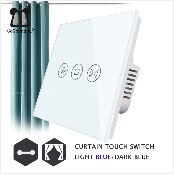 Imagem do Free Shipping EU Standard 1 2 3 Gang 1 Way Wall Light Controler Home Automation Touch Switch Not Wif Remote Switch Glass Panel