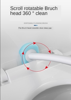 Escova de vaso sanitário embutida na parede na internet