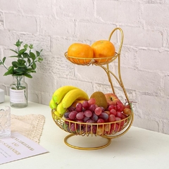 Imagem do Tigela de frutas cesta de pão prato de armazenamento mesa de jantar
