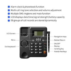 Telefone Support GSM 850/900/1800/1900MHZ Dual SIM Card 2G - loja online
