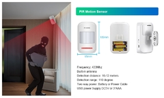 Imagem do Fuers-sistema de alarme residencial g95, wi-fi, gsm, alarme, segurança da casa
