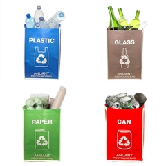 Sacos de reciclagem separada do lixo - Americanas Construções - O shopping da sua Obra 