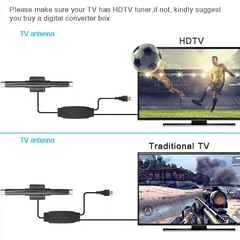 Receptor Digital TV Antena Interior para DTV/HDTV DIODO - loja online