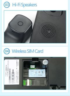 Beamio-telefone em inglês, sem fio, com cartão sim gsm - comprar online