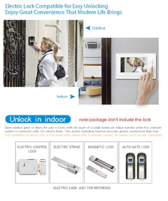 video door phone intercom system home 7 - comprar online