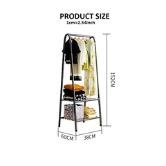 Multi-função triângulo casaco rack removível - comprar online