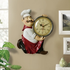 Relógio de parede de resina para decoração de casa