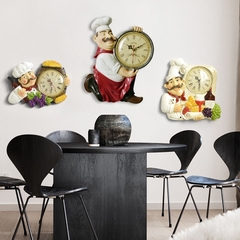 Relógio de parede de resina para decoração de casa - comprar online