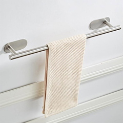 Conjunto de ferragem do banheiro auto-aderente, 304 aço inoxidável escovado barra de toalha suporte de papel acessórios conjunto sem pregos