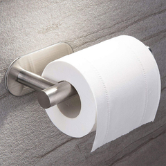 Conjunto de ferragem do banheiro auto-aderente, 304 aço inoxidável escovado barra de toalha suporte de papel acessórios conjunto sem pregos - comprar online