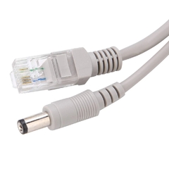 Cabo de Extensão de Rede Lan Ethernet Rede De Alimentação DC 2 em 1 5/ 10/20/30 m Câmera IP na internet