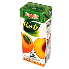 Jugo baggio 200ml durazno x u