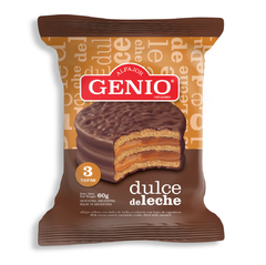 Alfajores genio triples negro 60gr