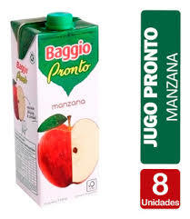 Jugo baggio 1000ml manzana