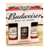 Kit Budweiser 2 Long Neck 330ml + 1 Copo