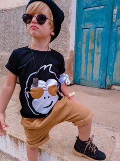 Conjunto de Bermuda Saruel Moletom Macaco Style - Atelier kids