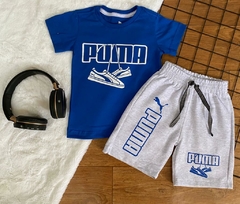 Conjunto Bermuda Moletom Puma