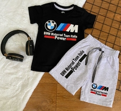 Conjunto Bermuda Moletom BMW