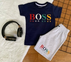 Conjunto Bermuda Moletom Hugo Boss - comprar online