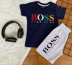 Conjunto Bermuda Moletom Hugo Boss na internet