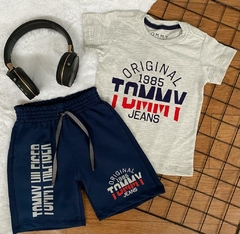 Conjunto Bermuda Moletom Tommy