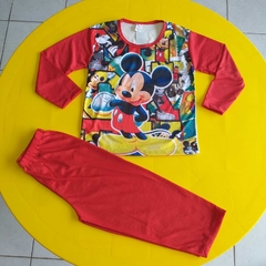 Pijama de calça Mickey Mouse