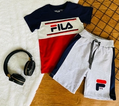 Conjunto Bermuda 3 cores Fila