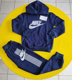 Conjunto de Calça e Casaco Capuz Moletom Nike - Atelier kids