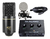 kit de microfone mxl 770 + interface de audio M-Audio m track solo www.umshop.com.br